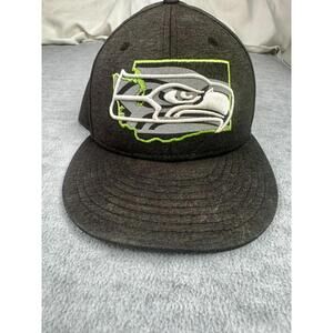 vintage seattle seahawks new era 59fifty fitted hat nfl football cap